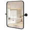 30 x 22 Inch Pivot Bathroom Mirror w/ Shatter-Proof Film, Expansion Screws